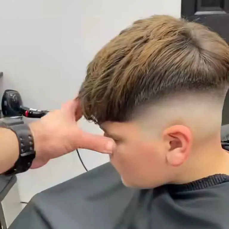 Drop Fade Fringe Undercut